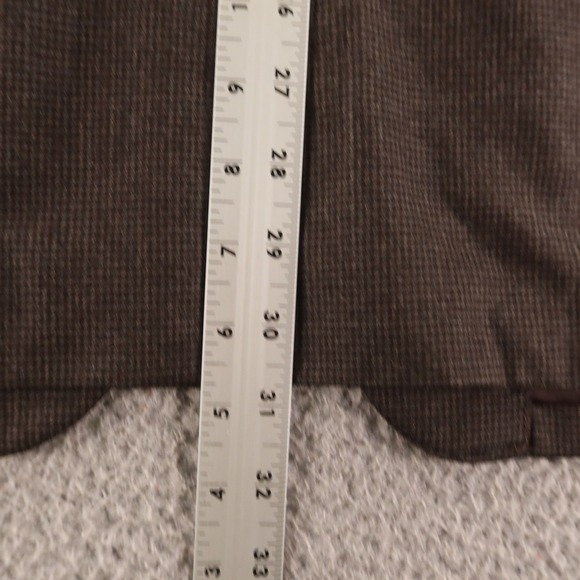 Jos A Bank Jacket M 40R Brown Houndstooth 100% Wool Cashmere Blazer Sport Coat - Picture 13 of 16